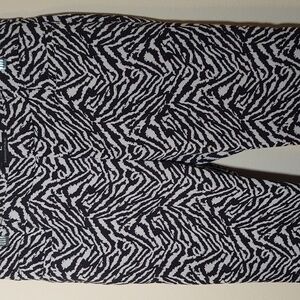Banana Republic Sloan Zebra design women's pants